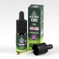 Aztec  C B D  Drops  Label 4000 M G  L E M O N